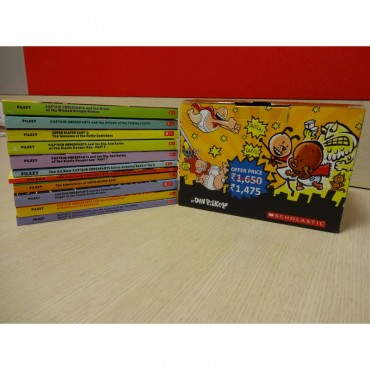 Captain Underpants Set of Box - 11 Books